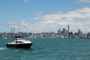 Fast water taxi Auckland harbour