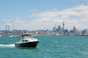 Auckland Water Taxi boat interior