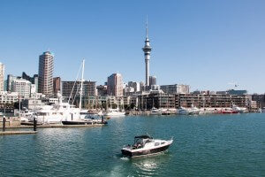Auckland Water Taxi at sea