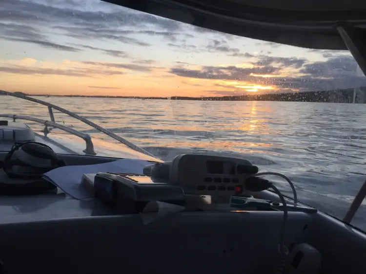 Water taxi heading north Auckland