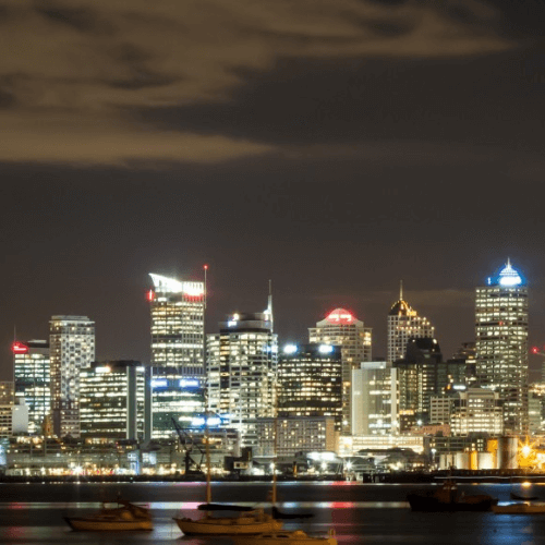 Map of Auckland water taxi destinations